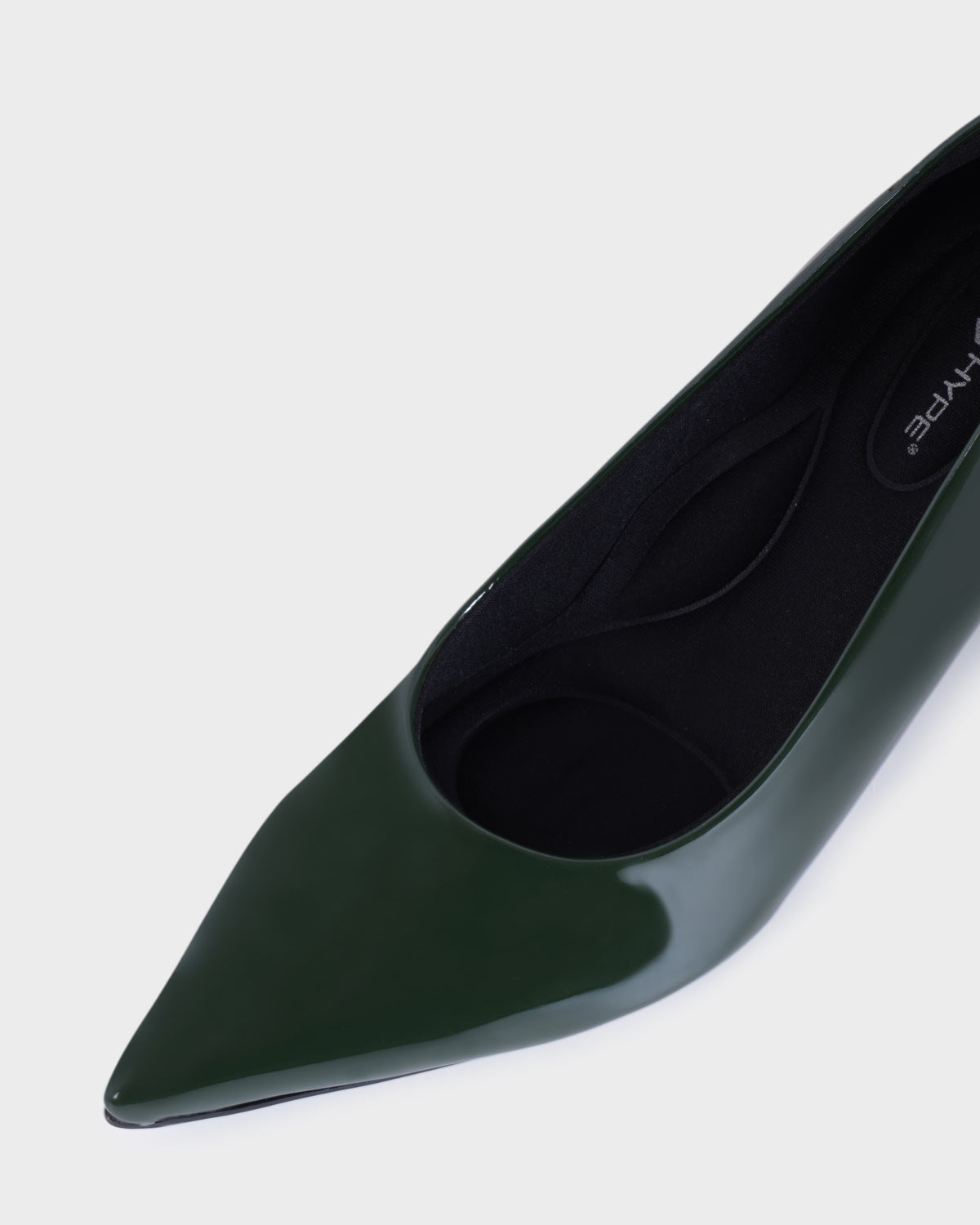 Reina Pointed-toe High Block Heels photo 3 - Green