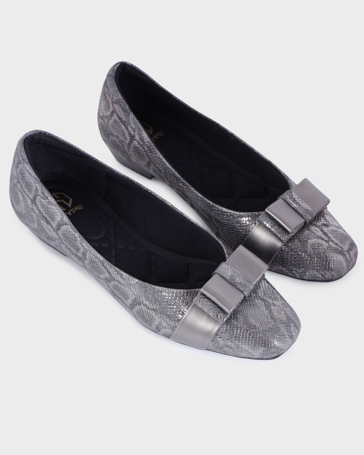 Esme Square-toe Casual Bellies photo 4 - Grey