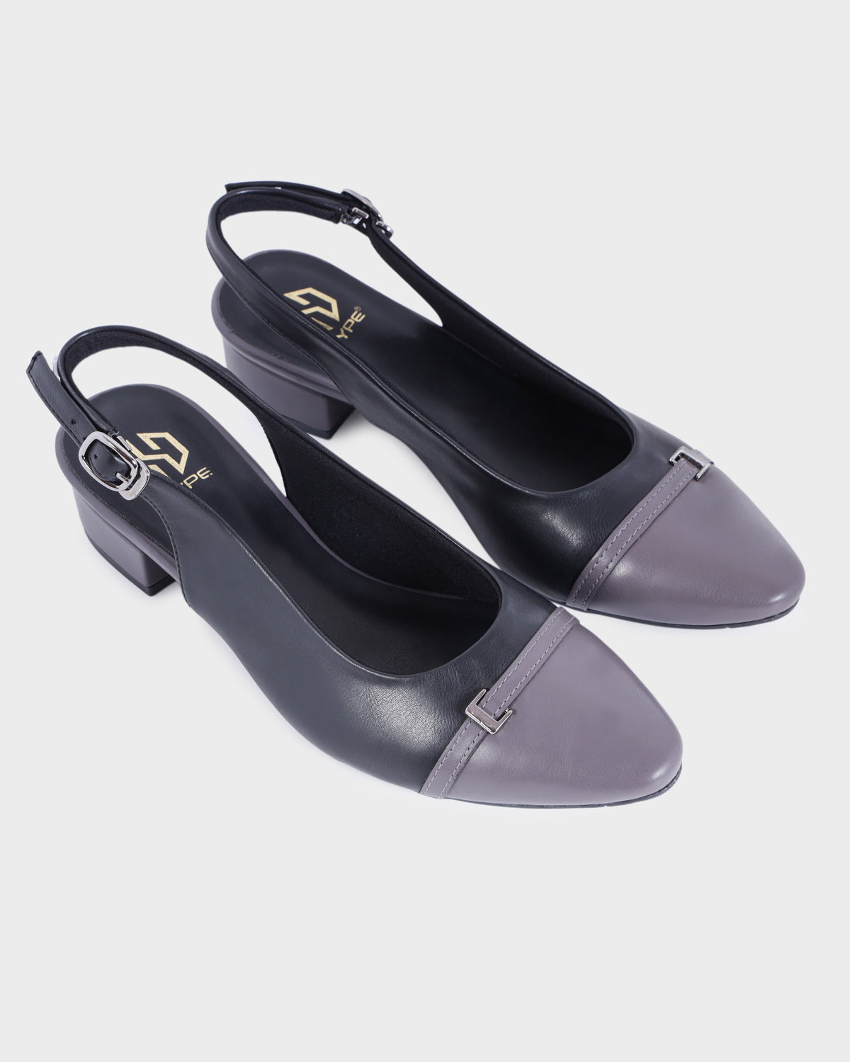 Elodie Closed-toe Low Heel Mules photo 4 - Black