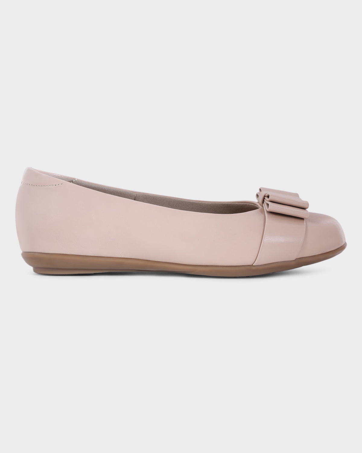 Sylvie Round-toe Flat Bellies photo 5 - Beige