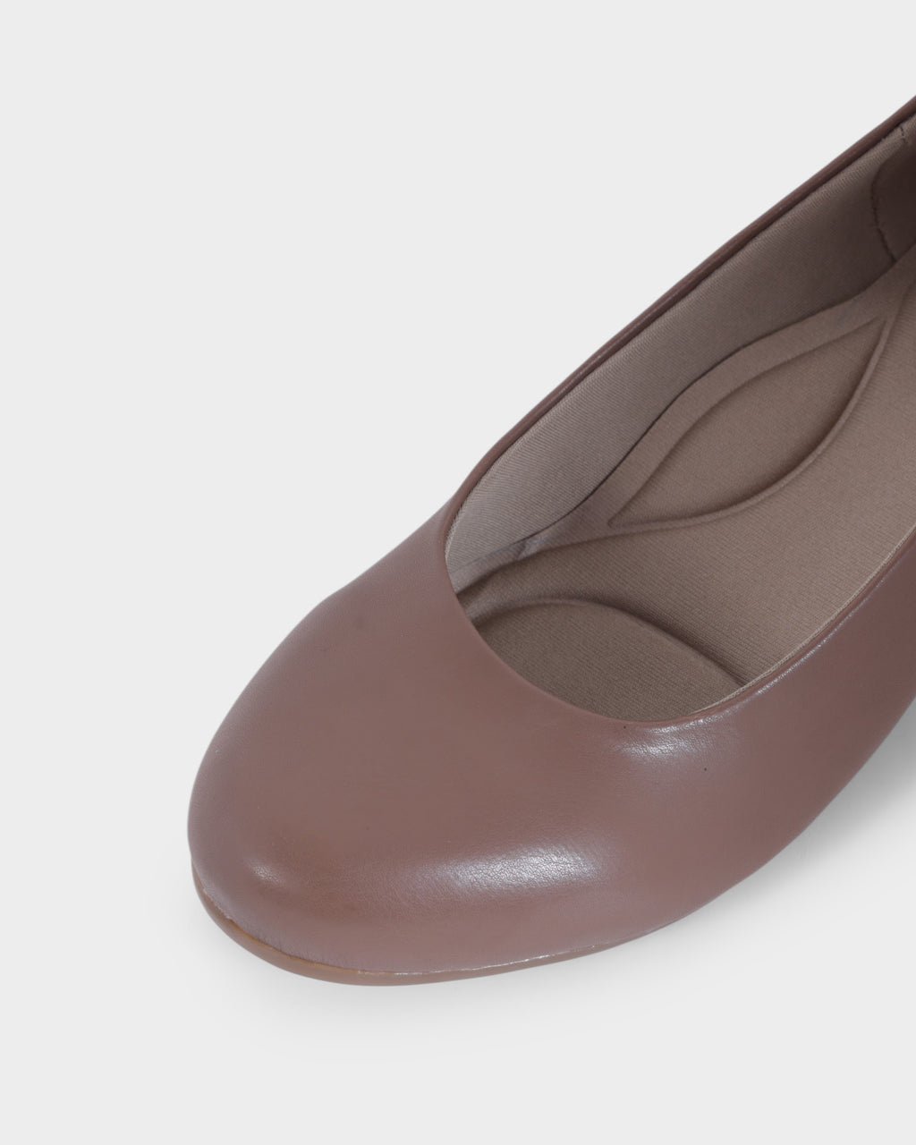 Clara Low Wedge Heel Bellies photo 3 - Chikoo