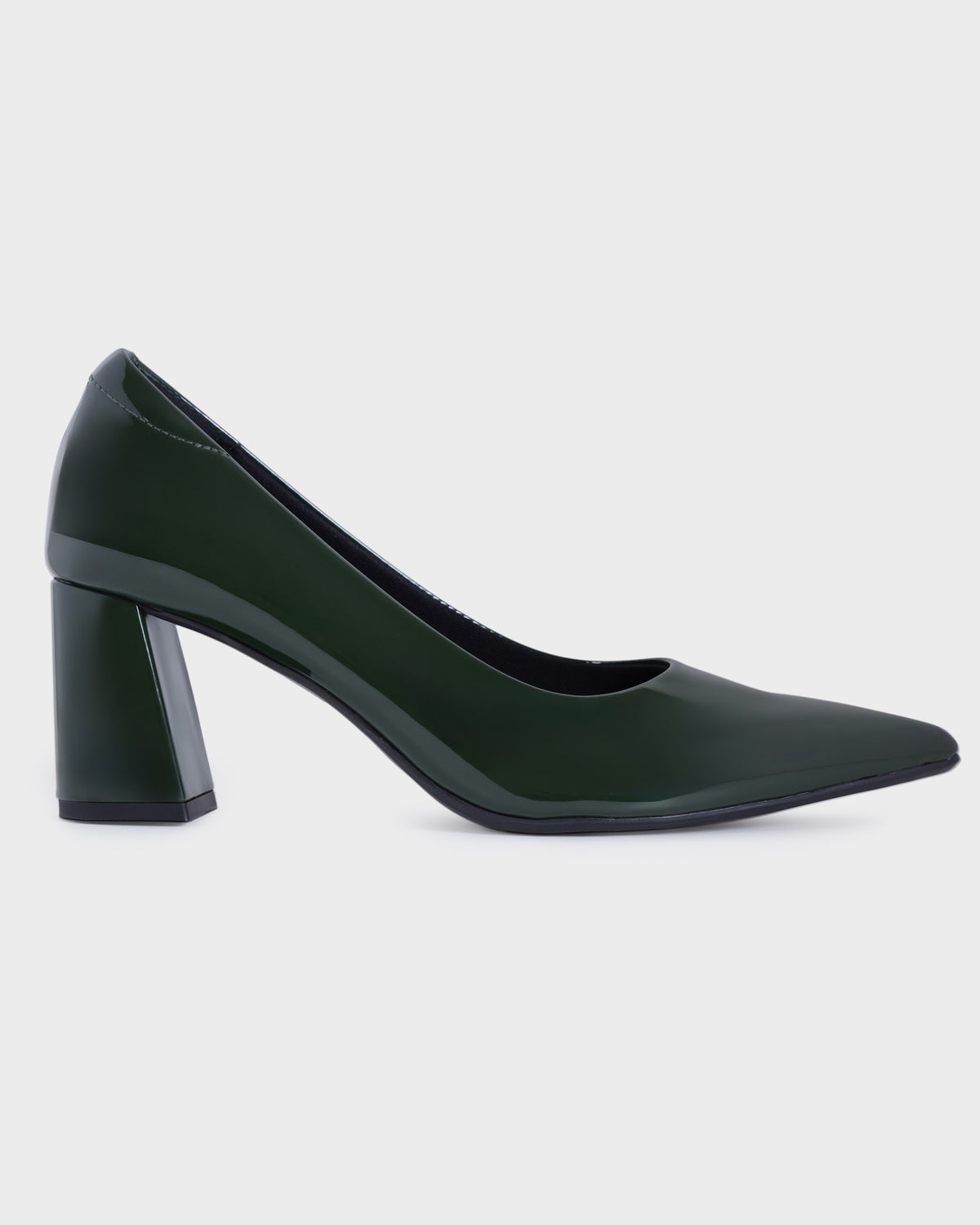Reina Pointed-toe High Block Heels photo 5 - Green