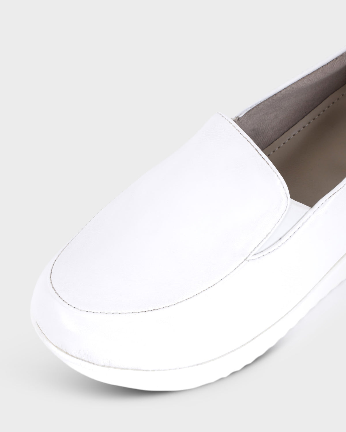 Blair Platform Loafers photo 3 - White