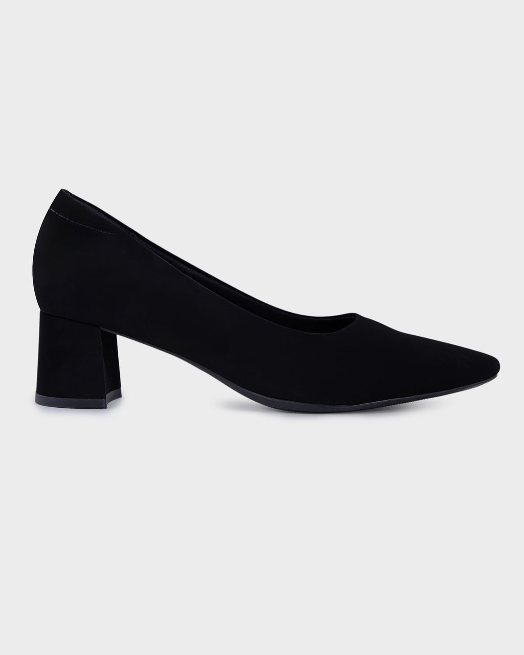 Noelle Pointed-toe Block Heel Bellies photo 5 - Black