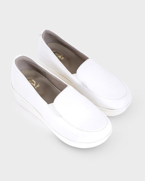 Blair Platform Loafers photo 4 - White