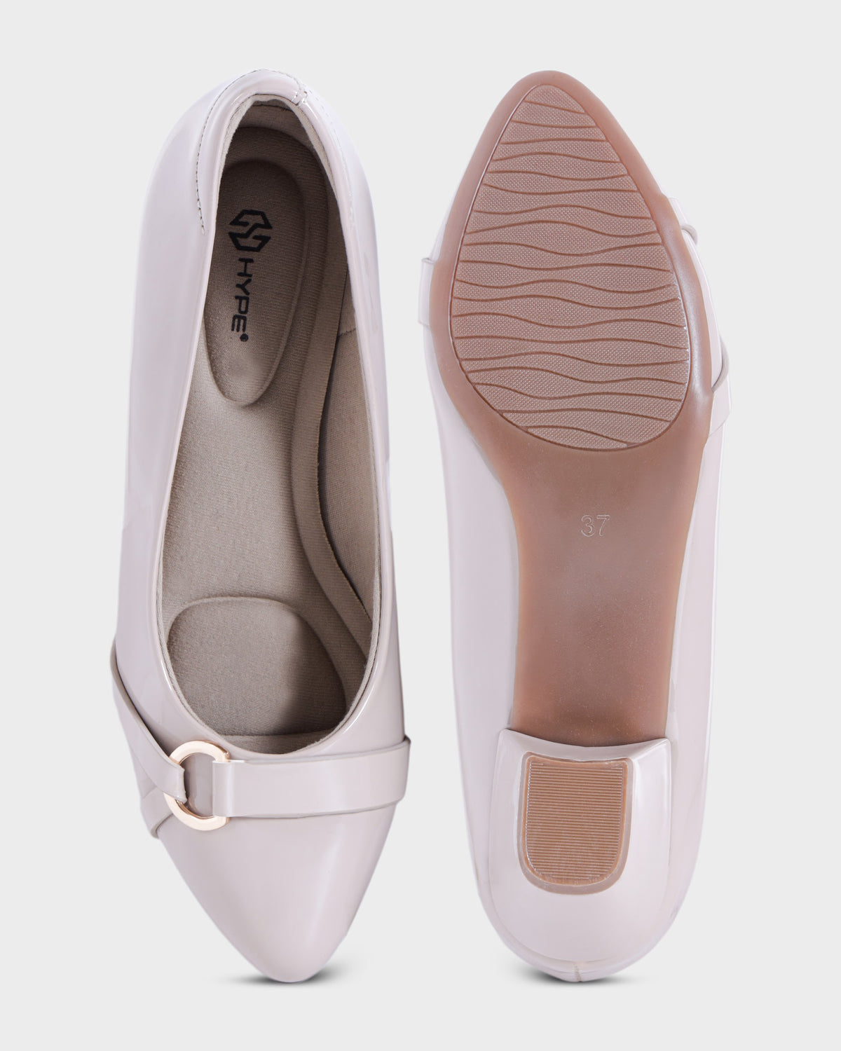 Paloma Pointed-toe Office Wear Bellies photo 2 - Beige