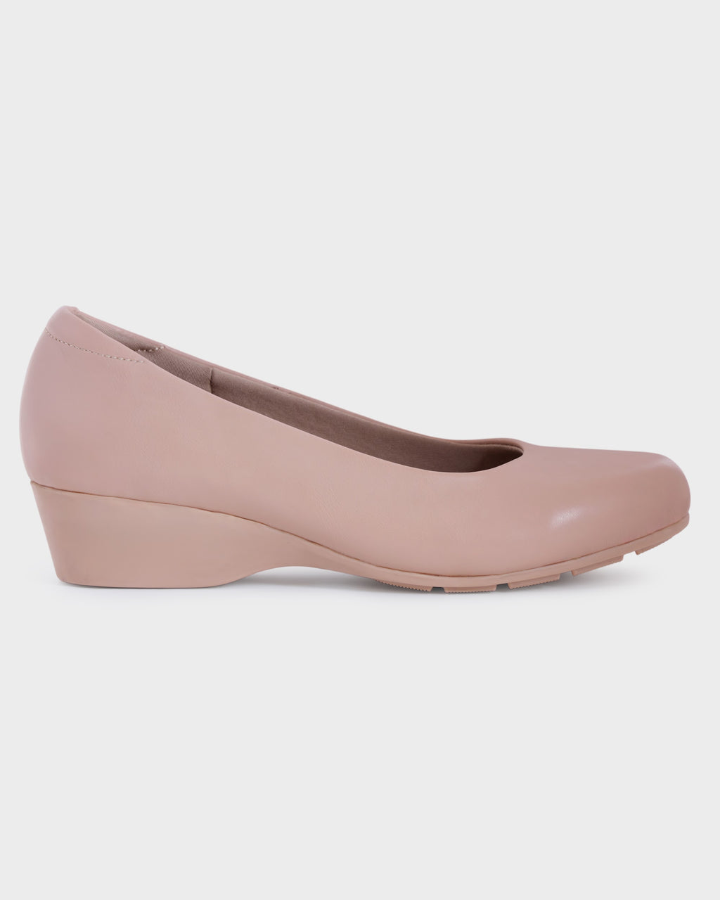 Clara Low Wedge Heel Bellies photo 5 - Nude