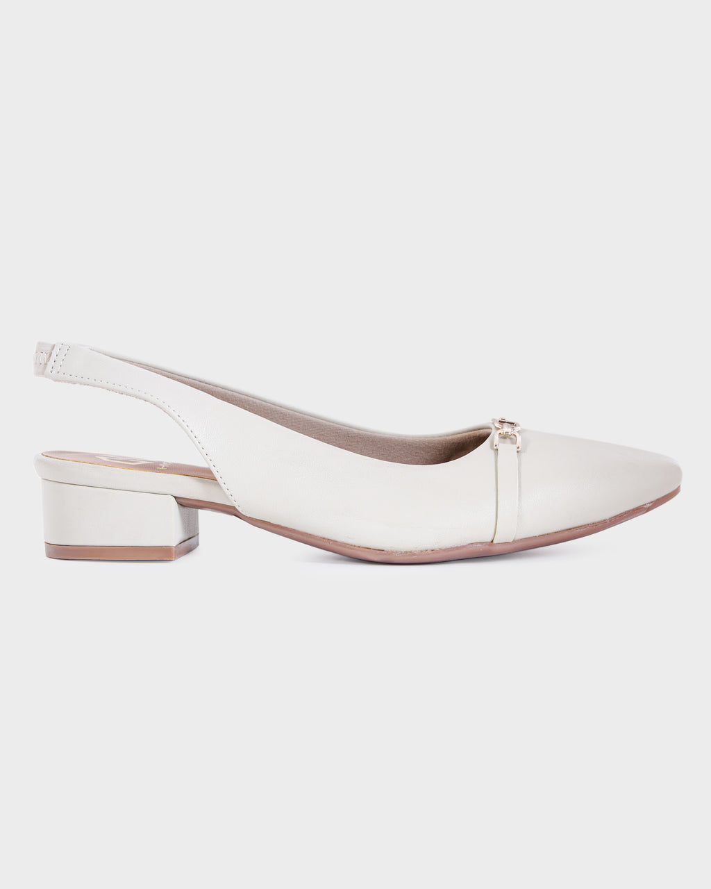 Camille Pointed-toe Low Heel Mules photo 5 - Ivory