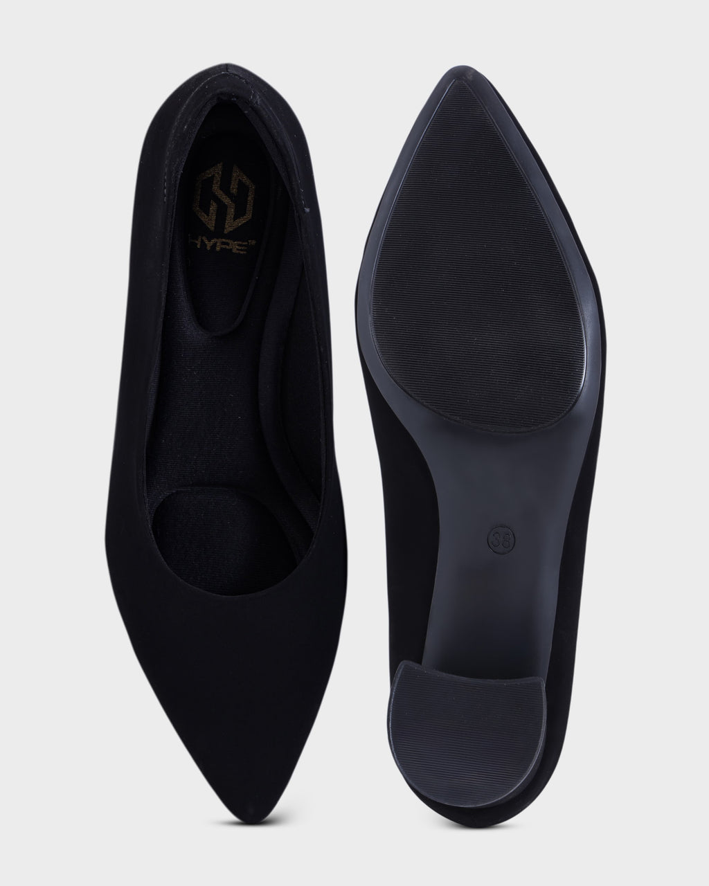 Noelle Pointed-toe Block Heel Bellies photo 2 - Black