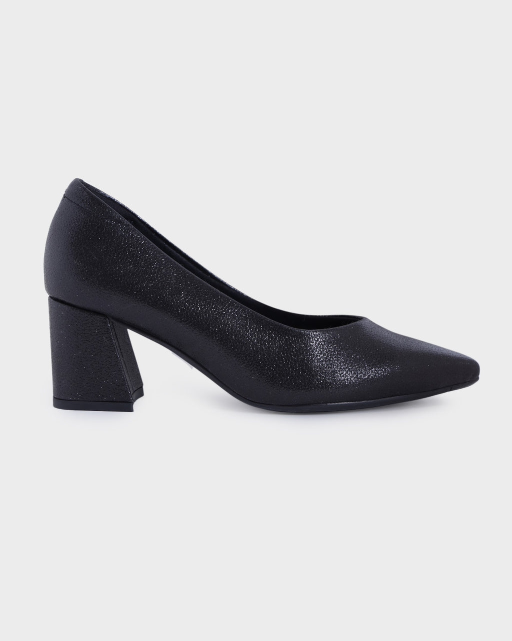 Greta Pointed-toe Party Wear Block Heels photo 5 - Black