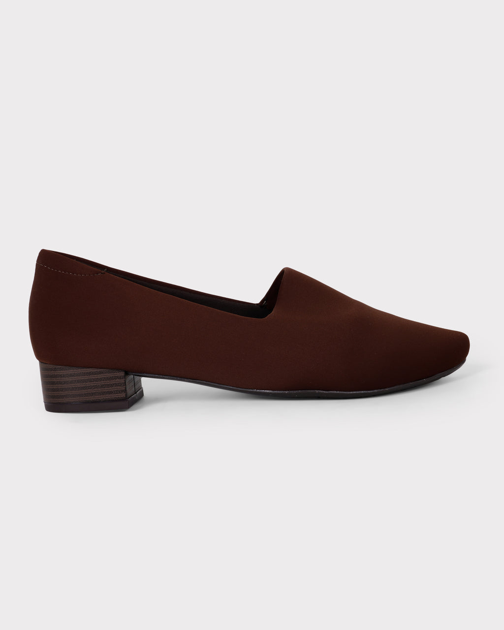 Odette Pointed-toe Low Block Heel Bellies photo 1 - Brown