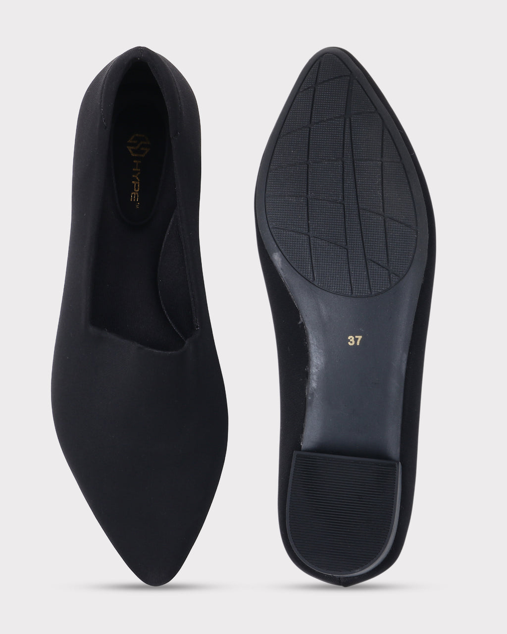 Odette Pointed-toe Low Block Heel Bellies photo 5 - Black