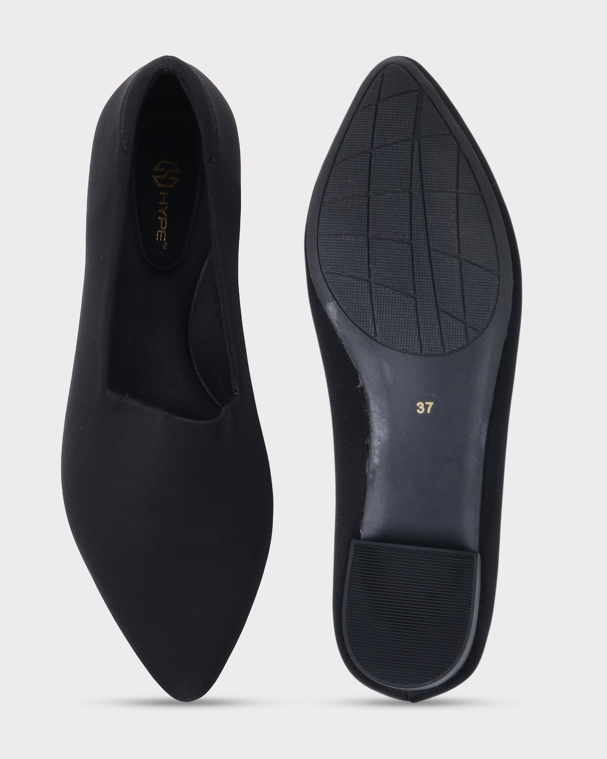 Odette Pointed-toe Low Block Heel Bellies photo 5 - Black