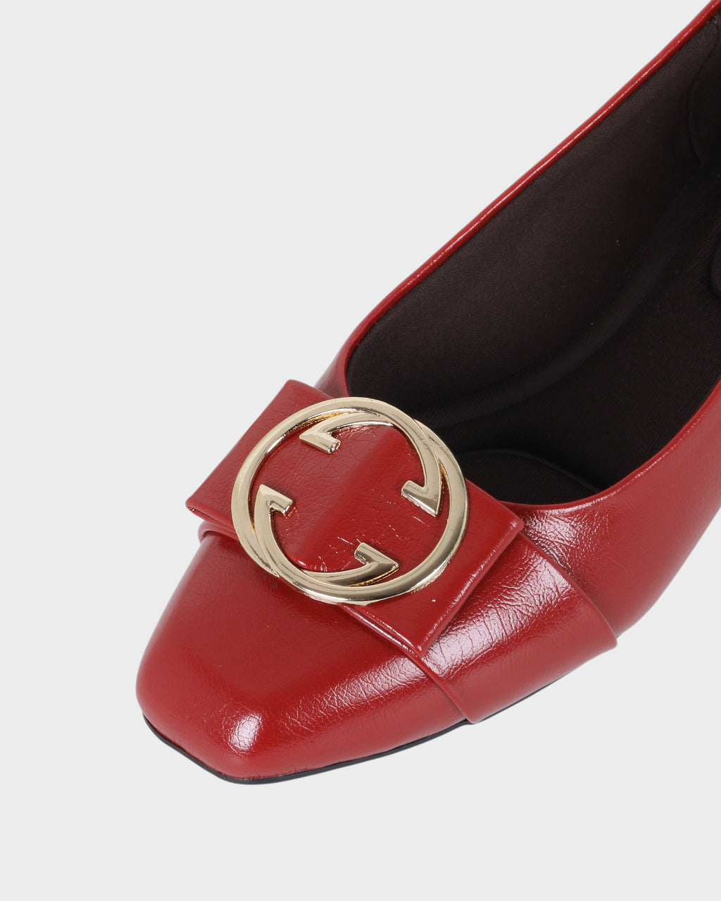 Scarlet Sovereign Square-toe Flat Bellies photo 3 - Maroon