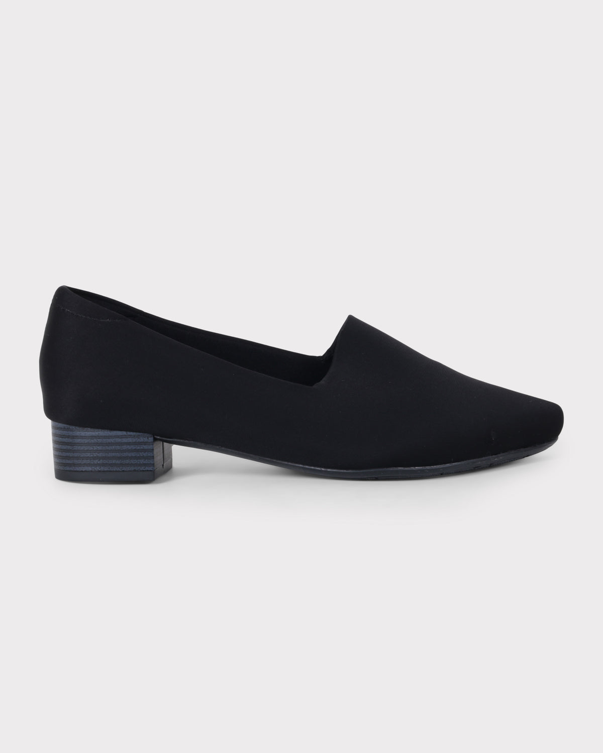 Odette Pointed-toe Low Block Heel Bellies photo 1 - Black