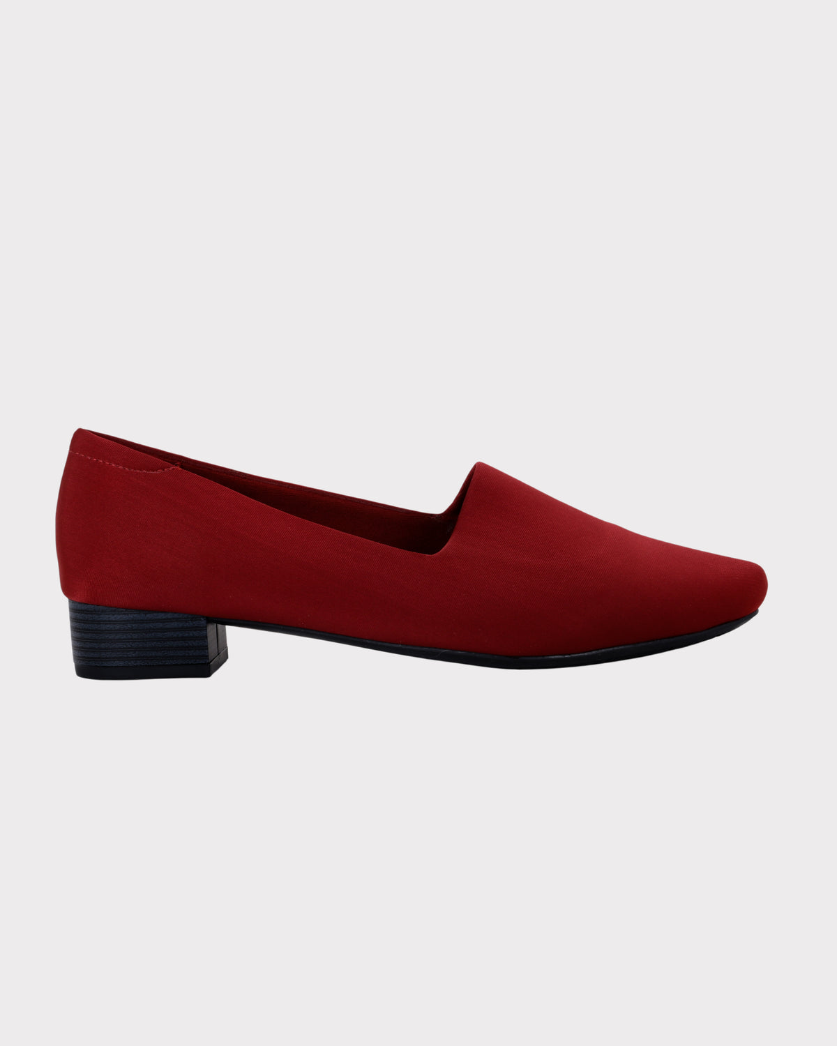 Odette Pointed-toe Low Block Heel Bellies photo 5 - Red